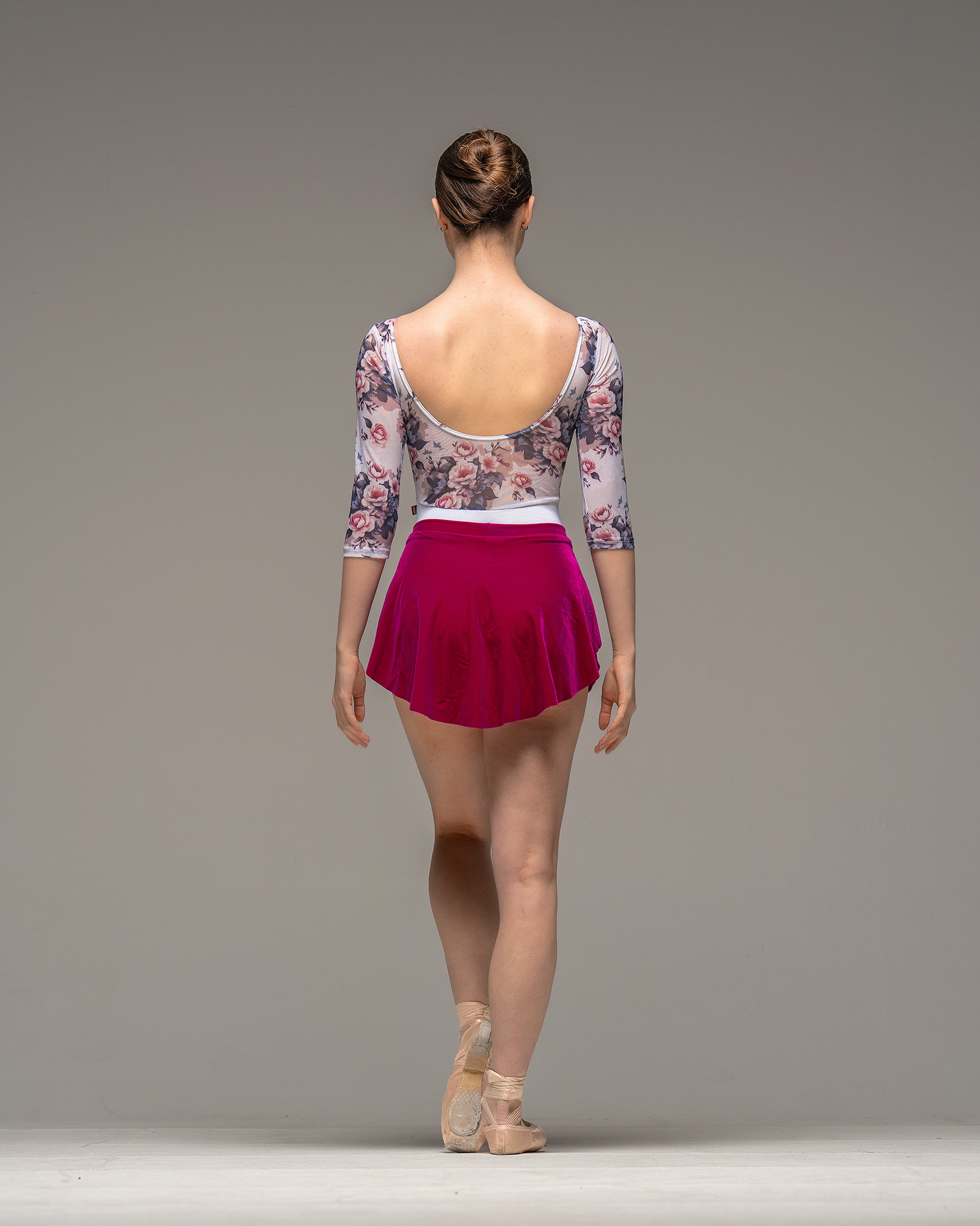 Pink velvet SAB ballet skirt. Bullet pointe style