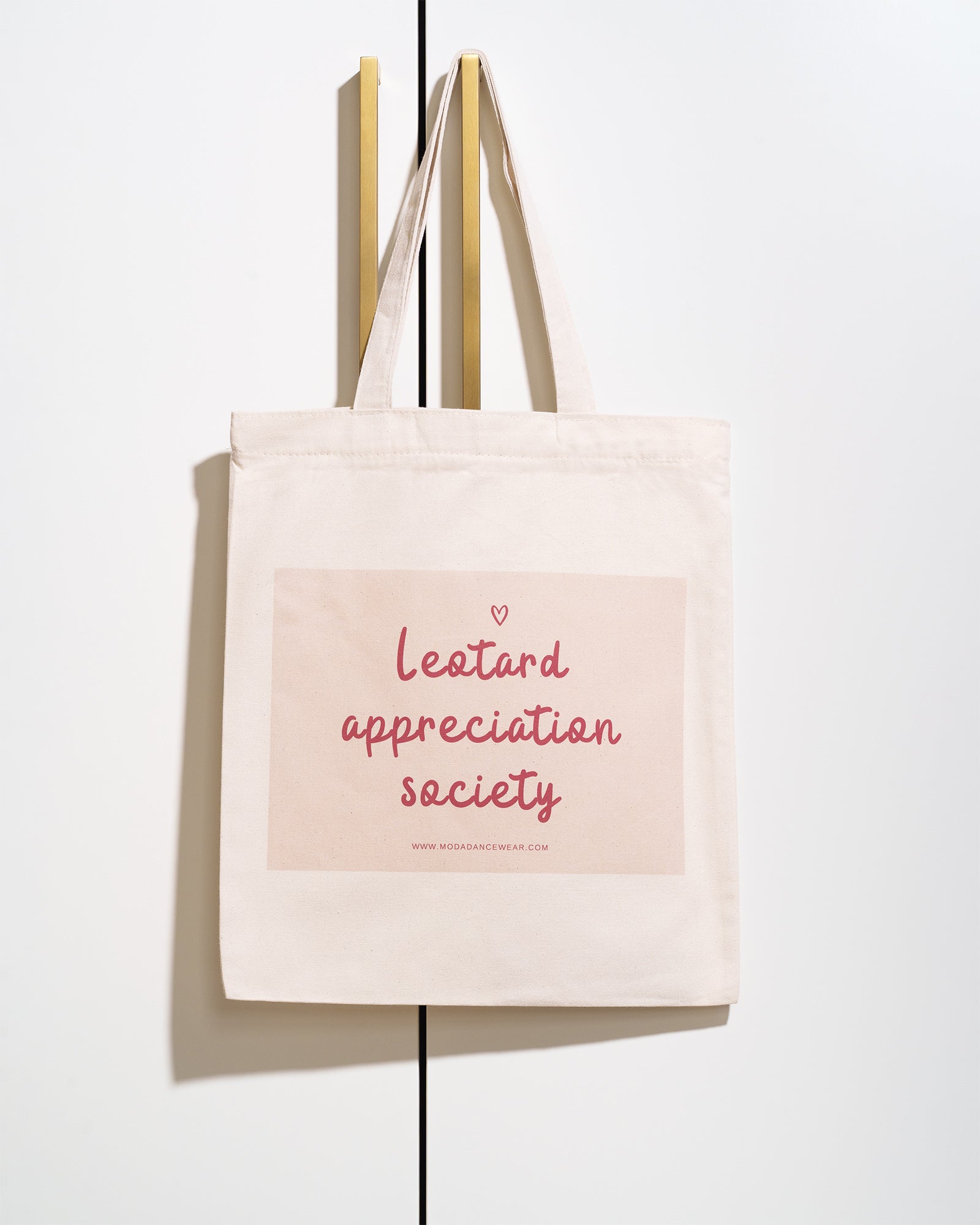 Tote bag with 'Beastard appreciation society' text on a white background